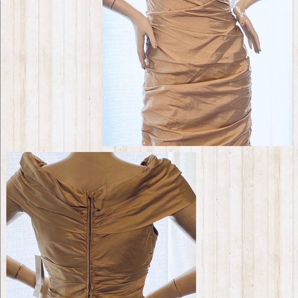 Adrianna Papell Rouched taffeta gown - Picture 12 of 13